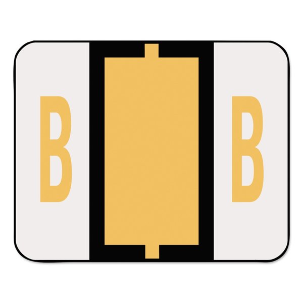 Smead Label, Alphabetic, Color-Coded, B, Orange 67072